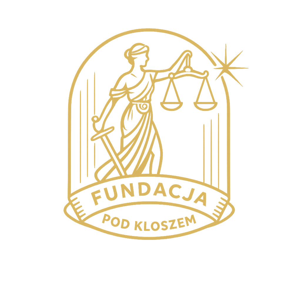 Logo Fundacji Pod Kloszem — Etyka. Prawo. Człowiek.